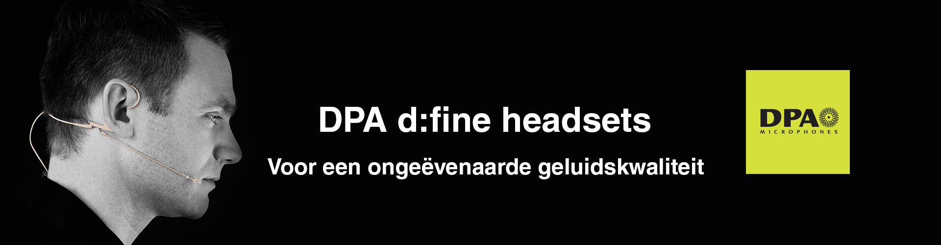 DPA d:fine headsets huren