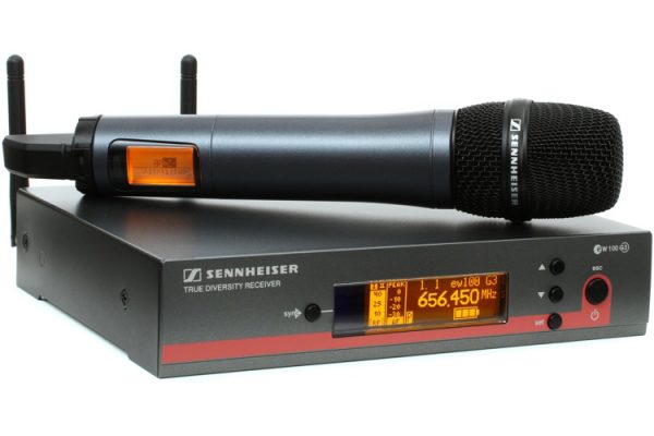 Sennheiser draadloze handheld microfoons huren