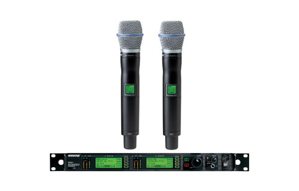 Shure UHF-R draadloze zangmicrofoonset